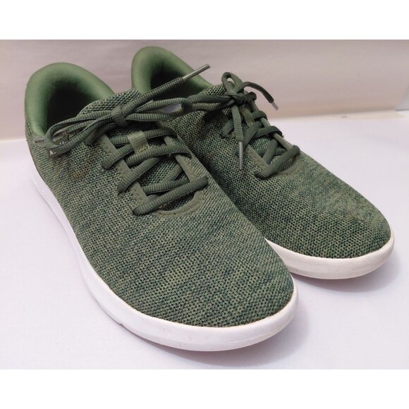 Kizik Madrid ECO Men's 6 /Women's 7.5 Green Knit Lace Up Sneakers Please Read - Picture 1 of 10